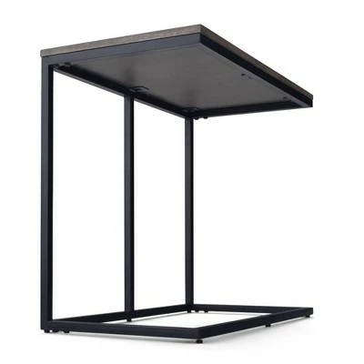 28" Hubbard Wide C Side Table Warm Gray - WyndenHall 8 28" Hubbard Wide C Side Table Warm Gray - WyndenHall - Image 6