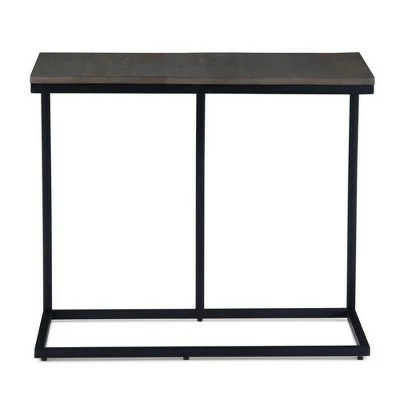 28" Hubbard Wide C Side Table Warm Gray - WyndenHall 10 28" Hubbard Wide C Side Table Warm Gray - WyndenHall - Image 8