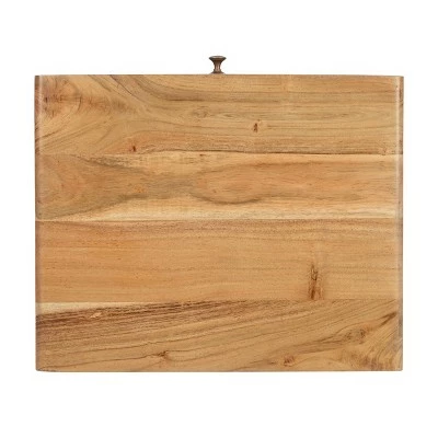 Uvalda Handcrafted Mid-Century Modern Wooden Side Table with Drawer Natural/Black - Christopher Knight Home 7 Uvalda Handcrafted Mid-Century Modern Wooden Side Table with Drawer Natural/Black - Christopher Knight Home - Image 5