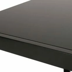 Snyder Modern Glass Top Side Table with Shelf Black - Christopher Knight Home -Side Tables Sales unnamed file 5069