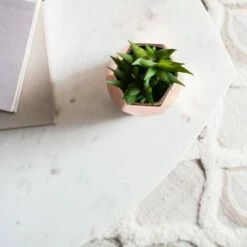 Lara Marble Side Table Marble White - Safavieh -Side Tables Sales unnamed file 5095