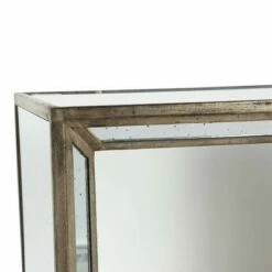 A&B Home Set of 2 Waverly Mirrored Nested Side Tables Mirrored/Brown - A&B Home -Side Tables Sales unnamed file 51