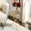 Celeste Faux Agate Side Table - Safavieh Multi Blue & Maroon/gold -Side Tables Sales unnamed file 5100