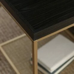 Rosalyn Urban Industrial Glam Square Tray Side Table with Metal Mesh Shelf Graphite/Gold - Saracina Home 16 Rosalyn Urban Industrial Glam Square Tray Side Table with Metal Mesh Shelf Graphite/Gold - Saracina Home -Side Tables Sales unnamed file 5115