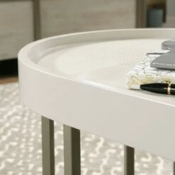 Manhattan Gate Side Table Ivory - Sauder -Side Tables Sales unnamed file 5129