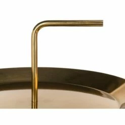 Apollo Round Brass Top Side Table - Brass/Marble - Safavieh