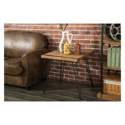 3pc East Foldable Table Set Brown - Crawford & Burke 6 3pc East Foldable Table Set Brown - Crawford & Burke - Image 4