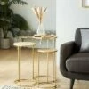 Olivia & May Set of 3 Glam Metal Accent Tables Gold - Olivia & May -Side Tables Sales unnamed file 52