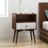 Burnett Mid Century Modern Side Table Brown - Christopher Knight Home -Side Tables Sales unnamed file 5232
