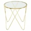 Metal and Glass Gold Colored (Set of 3) Accent Tables Gold - Olivia & May -Side Tables Sales unnamed file 527