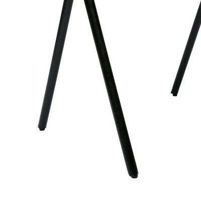 Gurley Handcrafted Modern Industrial Mango Wood Side Table Gray/Black - Christopher Knight Home 6 Gurley Handcrafted Modern Industrial Mango Wood Side Table Gray/Black - Christopher Knight Home - Image 4