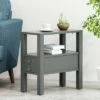 Timber Contemporary Wooden Side Table with Drawer - Christopher Knight Home Dark Walnut -Side Tables Sales unnamed file 5309