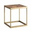 Darheath Reclaimed Wood Patchwork End Table Natural/Brass - Aiden Lane -Side Tables Sales unnamed file 5340