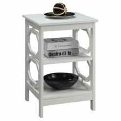 Breighton Home Omega End Table - Johar Furniture White