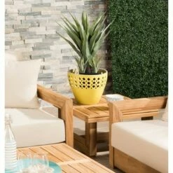 Montford Teak End Table Teak - Safavieh