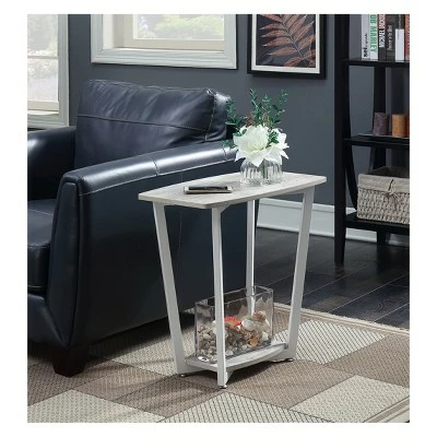 Graystone End Table Gray/White - Breighton Home 3 Graystone End Table Gray/White - Breighton Home