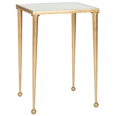 Nyacko End Table - Gold / Mirror - Safavieh 4 Nyacko End Table - Gold / Mirror - Safavieh - Image 2
