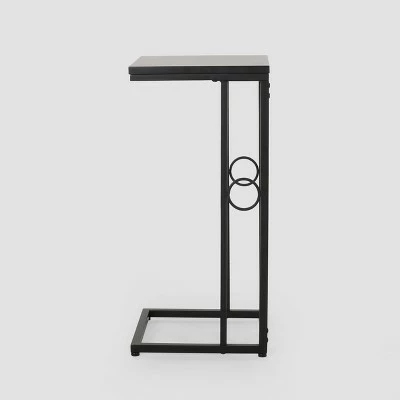 Essex Modern End Table Dark Black - Christopher Knight Home 5 Essex Modern End Table Dark Black - Christopher Knight Home - Image 3