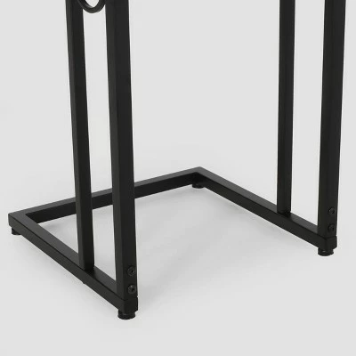 Essex Modern End Table Dark Black - Christopher Knight Home 7 Essex Modern End Table Dark Black - Christopher Knight Home - Image 5
