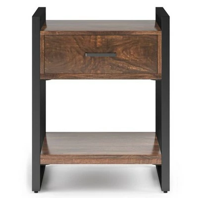 20" Lawson Wood End Table - WyndenHall Dark Cognac Brown 8 20" Lawson Wood End Table - WyndenHall Dark Cognac Brown - Image 6