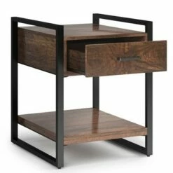 20" Lawson Wood End Table - WyndenHall Dark Cognac Brown 16 20" Lawson Wood End Table - WyndenHall Dark Cognac Brown -Side Tables Sales unnamed file 5463