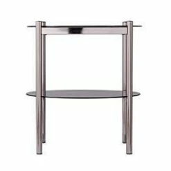 Glendale Round End Table with Glass Top Black - Aiden Lane 12 Glendale Round End Table with Glass Top Black - Aiden Lane -Side Tables Sales unnamed file 5484