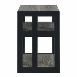 Monterey 3 Tier End Table Weathered Gray/Black - Breighton Home -Side Tables Sales unnamed file 5522