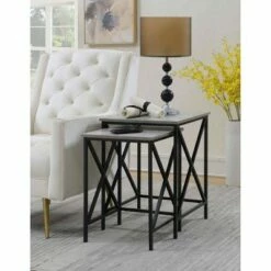 Tucson Nesting End Tables Faux Birch - Breighton Home