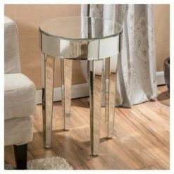 Normandie End Table - Mirrored - Christopher Knight Home -Side Tables Sales unnamed file 5537