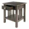 Stafford End Table Oyster Gray - Winsome -Side Tables Sales unnamed file 5540