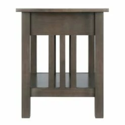 Stafford End Table Oyster Gray - Winsome -Side Tables Sales unnamed file 5542
