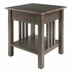 Stafford End Table Oyster Gray - Winsome -Side Tables Sales unnamed file 5544