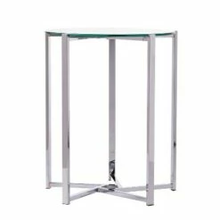 Dandelion Round End Table with Faux Marble Glass Top Silver - Aiden Lane 10 Dandelion Round End Table with Faux Marble Glass Top Silver - Aiden Lane -Side Tables Sales unnamed file 5550