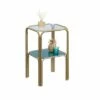 Coral Cape End Table - Sauder Teal