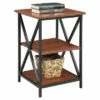 Tucson 3 Tier End Table Black/Cherry - Breighton Home 1 Tucson 3 Tier End Table Black/Cherry - Breighton Home -Side Tables Sales unnamed file 5578