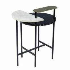 Klindells Faux Marble End Table Black/Gold - Aiden Lane -Side Tables Sales unnamed file 5598
