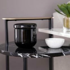 Klindells Faux Marble End Table Black/Gold - Aiden Lane -Side Tables Sales unnamed file 5601
