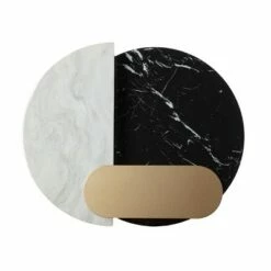 Klindells Faux Marble End Table Black/Gold - Aiden Lane -Side Tables Sales unnamed file 5602