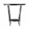 Maya Round End Table, Black Top, Metal Legs - Black, Metal - Winsome -Side Tables Sales unnamed file 5625