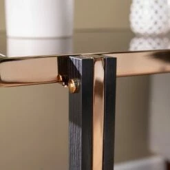 Carswaf End Table with Mirrored Top Champagne - Aiden Lane -Side Tables Sales unnamed file 5631