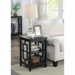 Breighton Home Town Square End Table - Johar Furniture Espresso