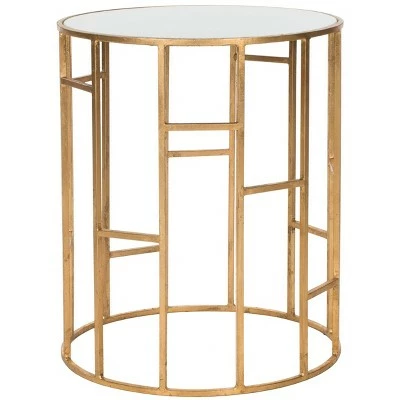 Doreen End Table - Safavieh Gold/mirror 4 Doreen End Table - Safavieh Gold/mirror - Image 2