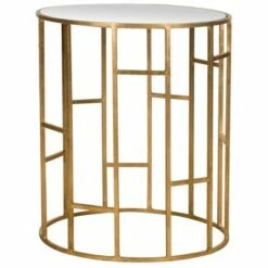 Doreen End Table - Safavieh Gold/mirror 7 Doreen End Table - Safavieh Gold/mirror -Side Tables Sales unnamed file 5708