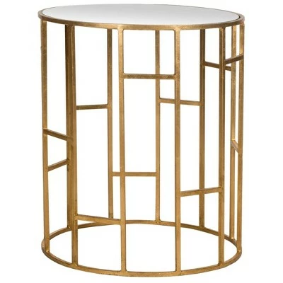Doreen End Table - Safavieh Gold/mirror 5 Doreen End Table - Safavieh Gold/mirror - Image 3