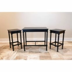 Decor Therapy Set of 3 Miranda Nesting Tables - Décor Therapy Black 18 Decor Therapy Set of 3 Miranda Nesting Tables - Décor Therapy Black -Side Tables Sales unnamed file 571