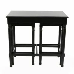 Decor Therapy Set of 3 Miranda Nesting Tables - Décor Therapy Black 19 Decor Therapy Set of 3 Miranda Nesting Tables - Décor Therapy Black -Side Tables Sales unnamed file 572