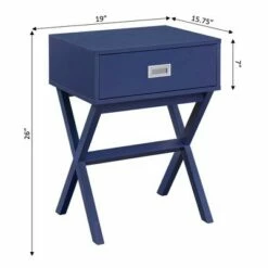 Designs2Go Landon 1 Drawer End Table - Breighton Home Cobalt Blue -Side Tables Sales unnamed file 5721