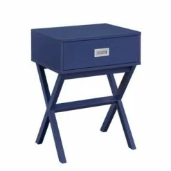 Designs2Go Landon 1 Drawer End Table - Breighton Home Cobalt Blue -Side Tables Sales unnamed file 5724