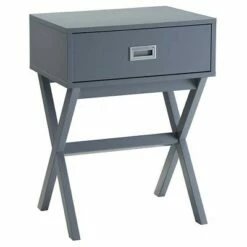 Designs2Go Landon 1 Drawer End Table - Breighton Home Cobalt Blue -Side Tables Sales unnamed file 5729