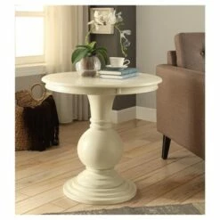 Acme Furniture Alyx Side Table - Acme White